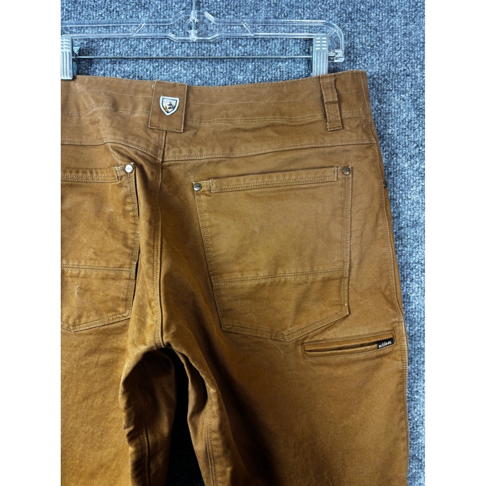 Kuhl Knee Pants Men's 33x28 Brown Free Rydr Tapered Articulated Gorpcore - Picture 4 of 7